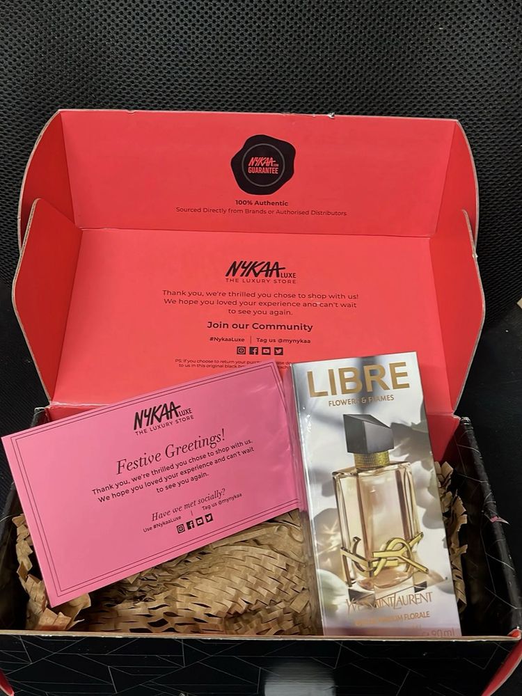 YSL PERFUME WITH NYKAA LUXE PACKAGING