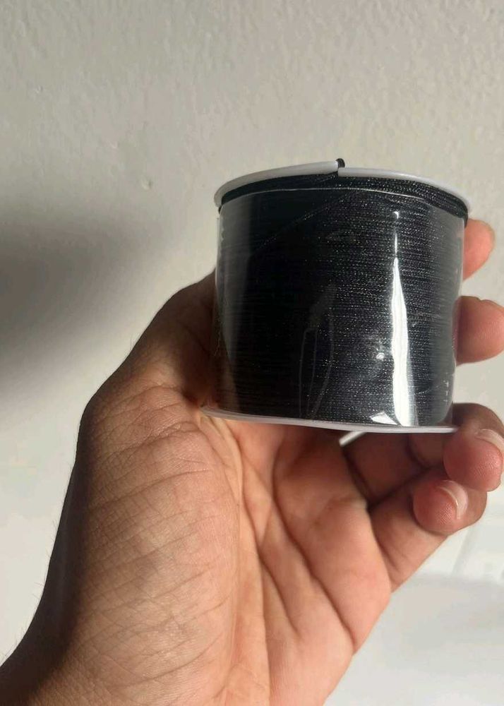 Black thread of bracelet making