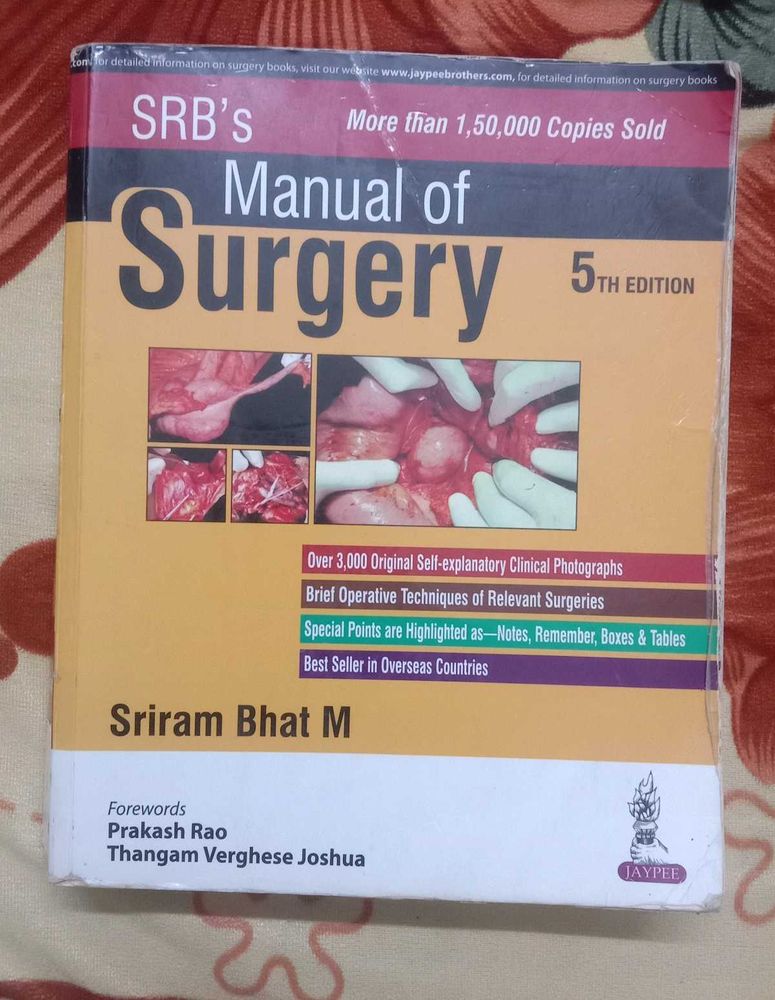 SRB's Manual of Surgery 5th Edition