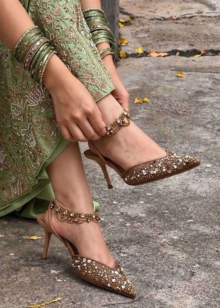 Zara Embellished Heels