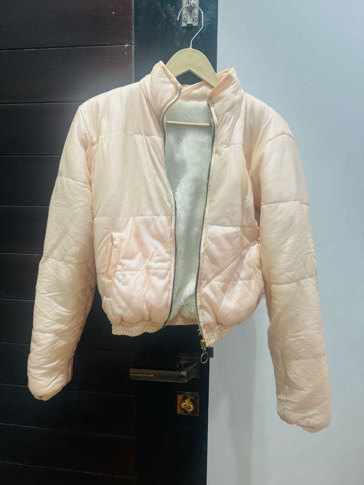 Pink Puffer Jacket