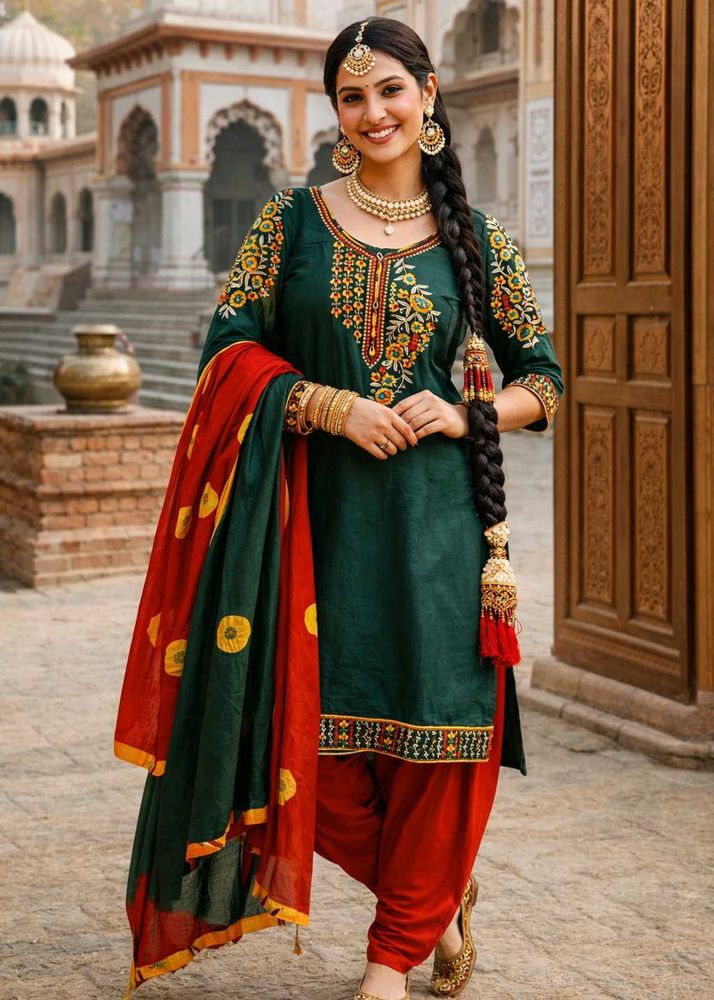 🇳🇿💫🎀Elegant Embroidered Punjabi Suit