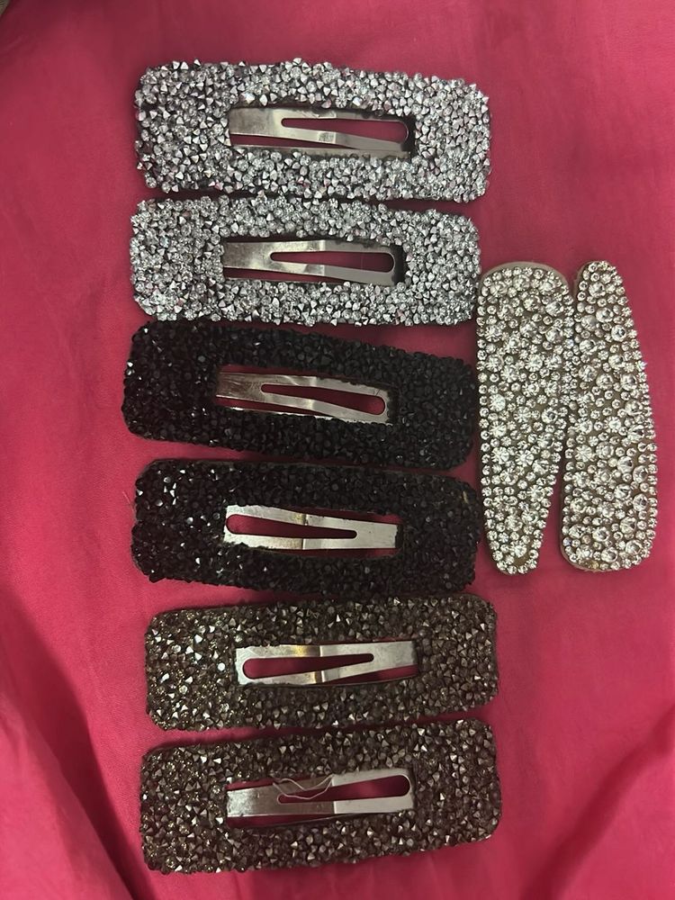 Sparkly Hair Clip Bundle