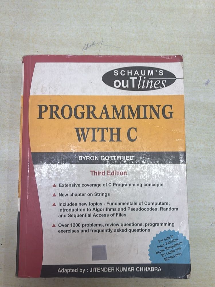 Programming with C - Schaum's Outlines