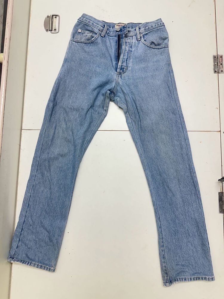 Guess Blue Denim Jeans - Mom Fit Pants