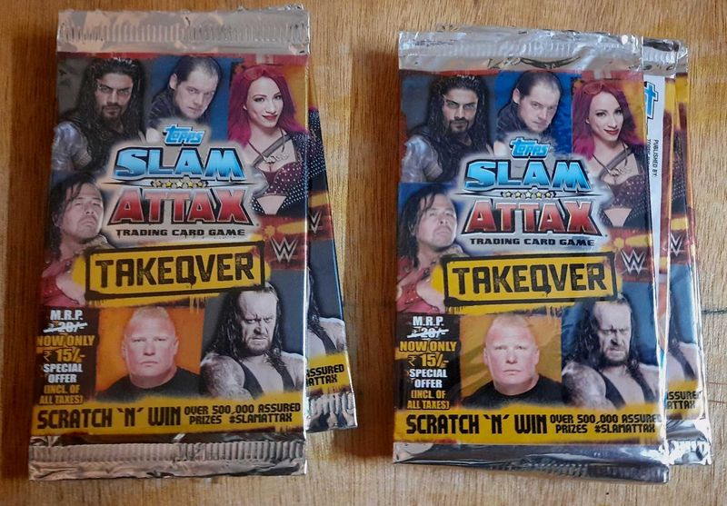 Topps Slam Attax Takeover Packs of 10