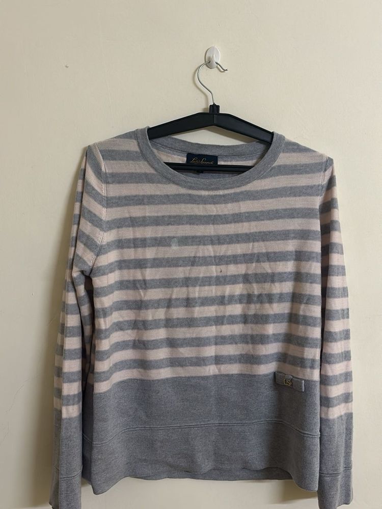 Striped Crew Neck Sweater