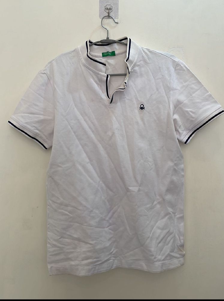 White Benetton T-Shirt