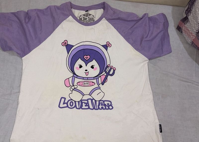 Cute Graphic Raglan T-Shirt