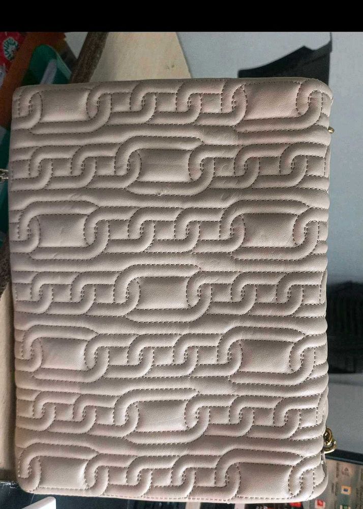 PRICE 📉 ZARA Elegant Quilted Chain Clutch Bag
