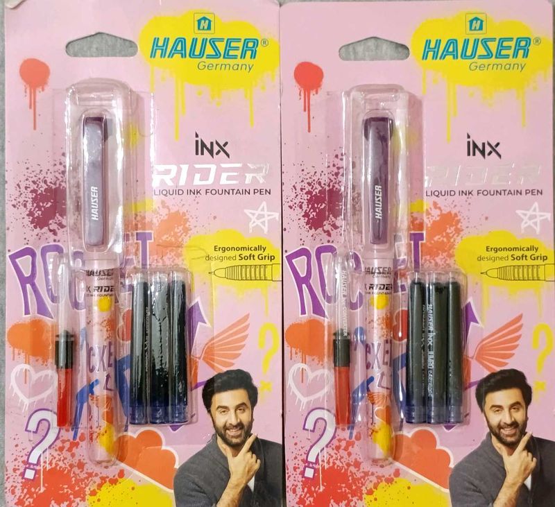 Hauser INX Rider Fountain Pen pack of 2