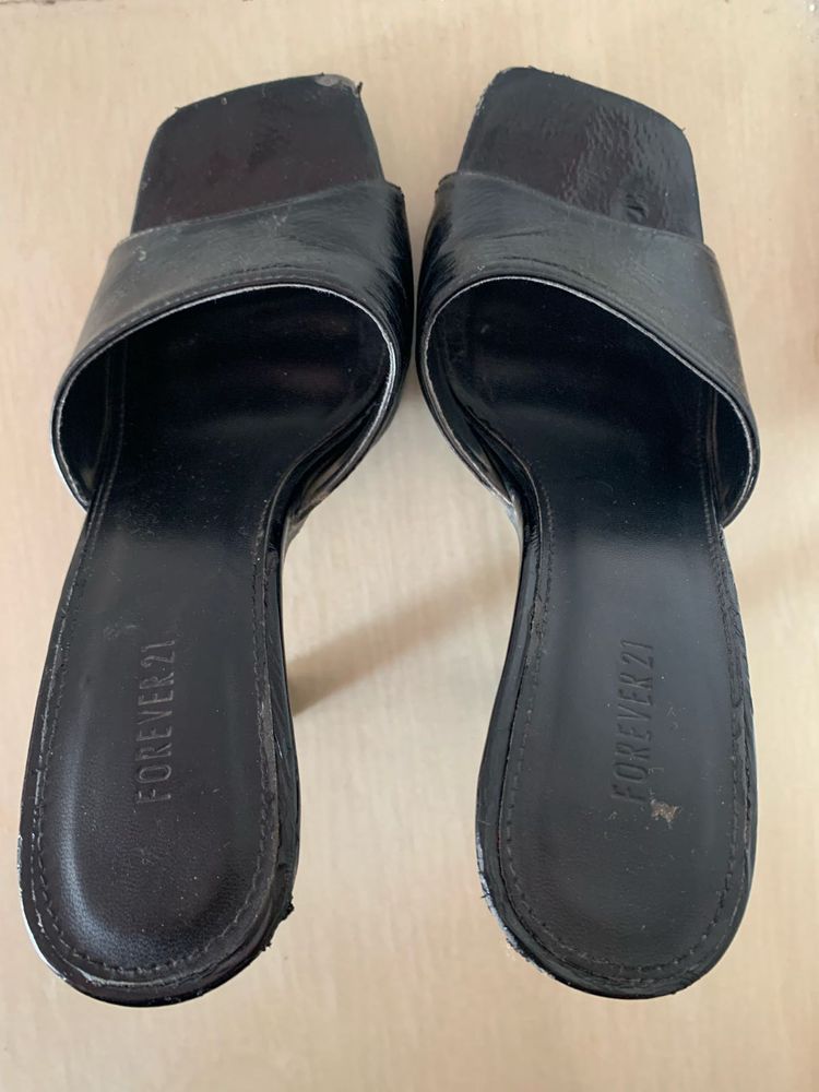 Forever 21 Black Heels