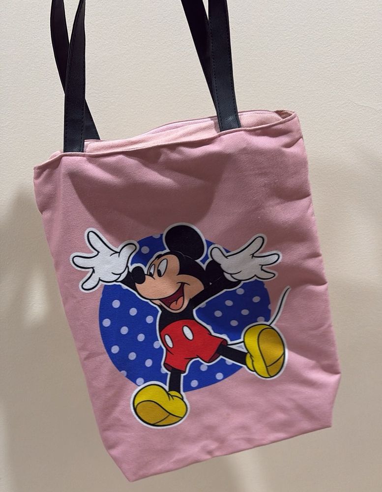 Pink Tote Bag