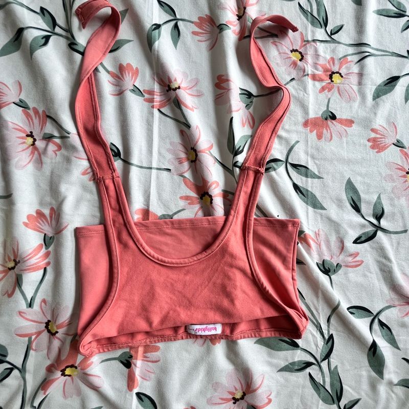 Cute Coral Crop Top