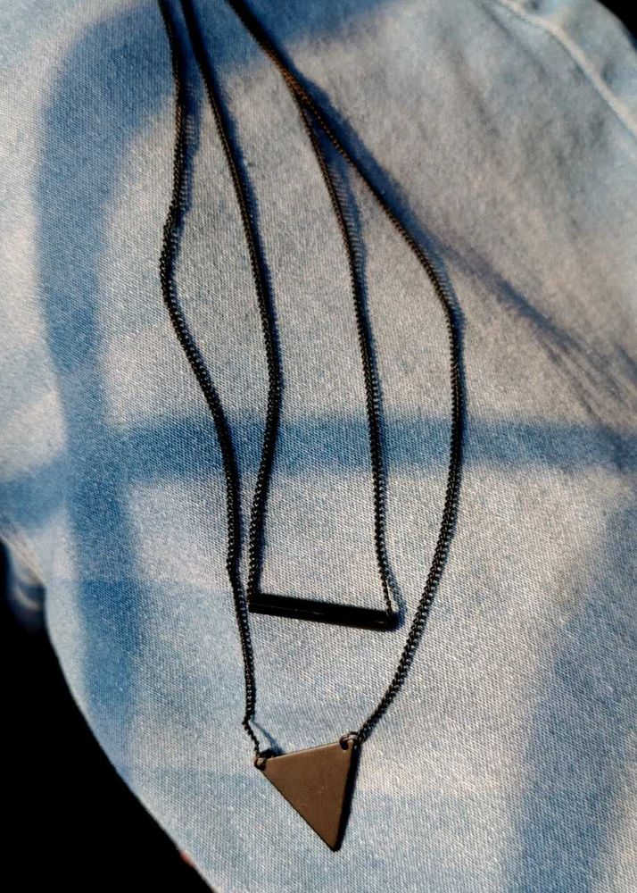 Geometric Layered Necklace