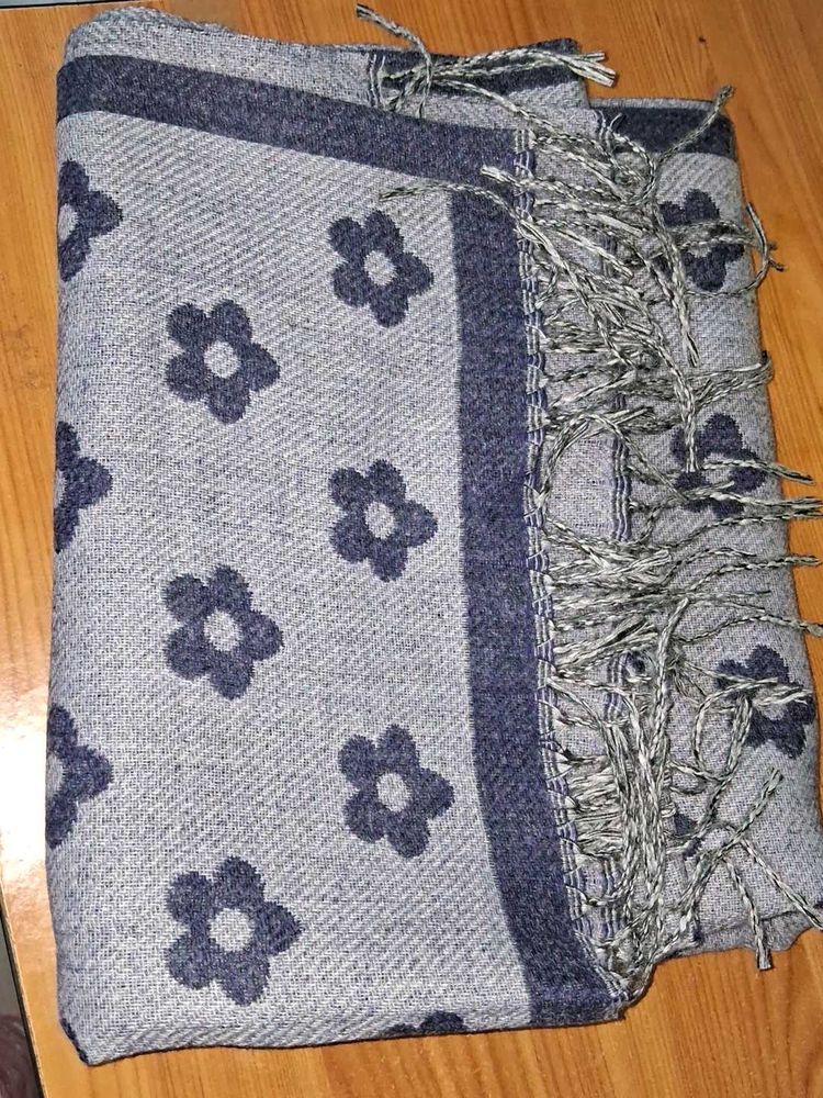 Floral Print Scarf with Fringes🆕