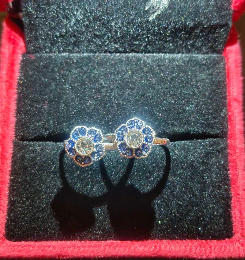 Floral Toe  Rings