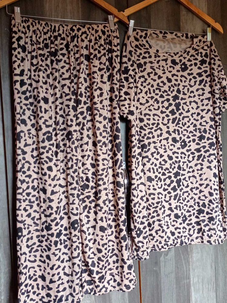 Leopard Print Two-Piece co - ords set &amp; night suit