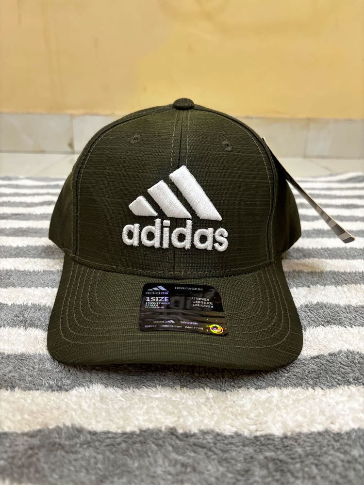 Adidas Heritage Baseball Cap - Olive Green