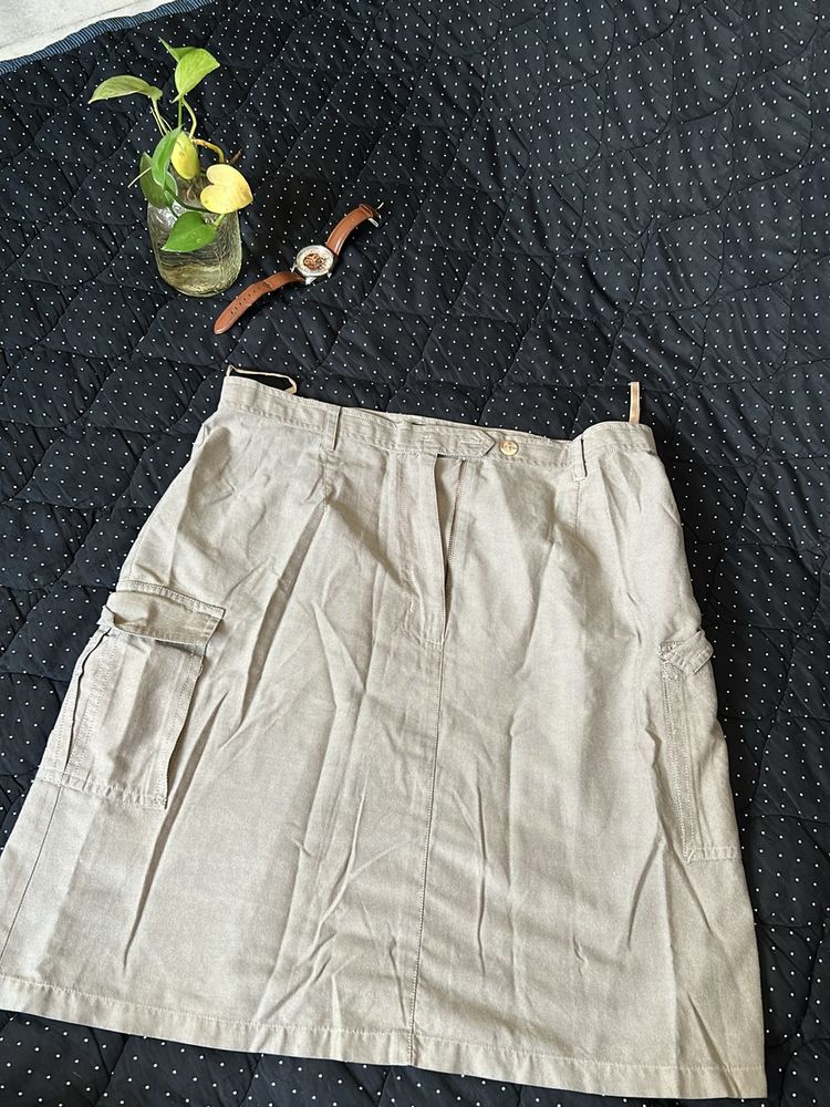 A Light Grey Skirt Rarely Used