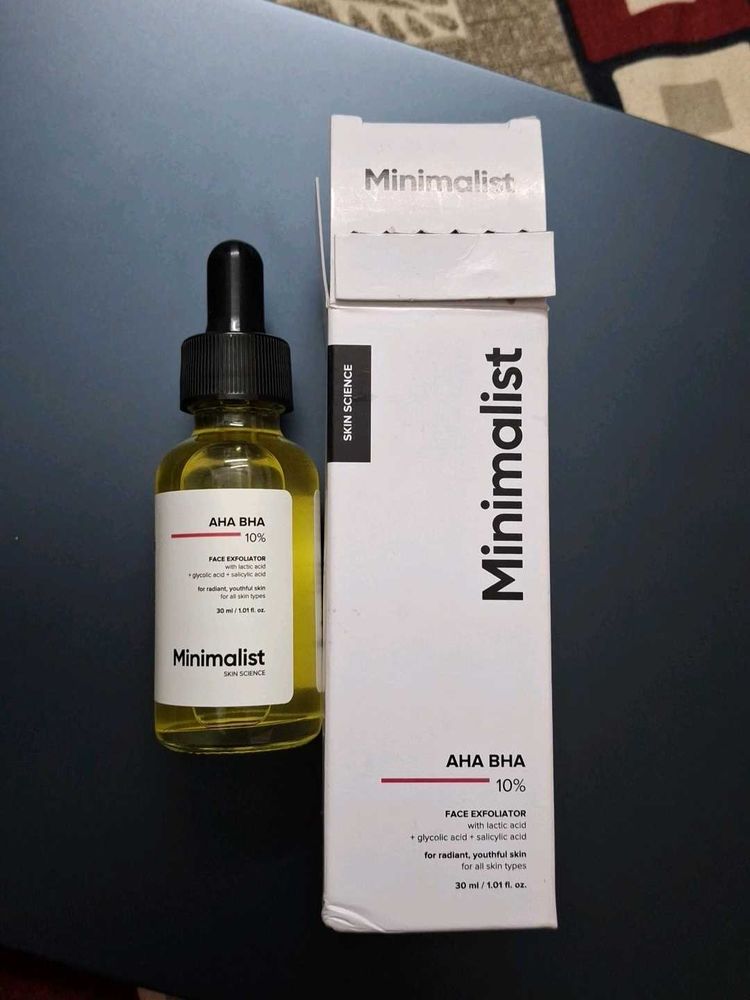 Minimalist AHA BHA 10% Face Exfoliator