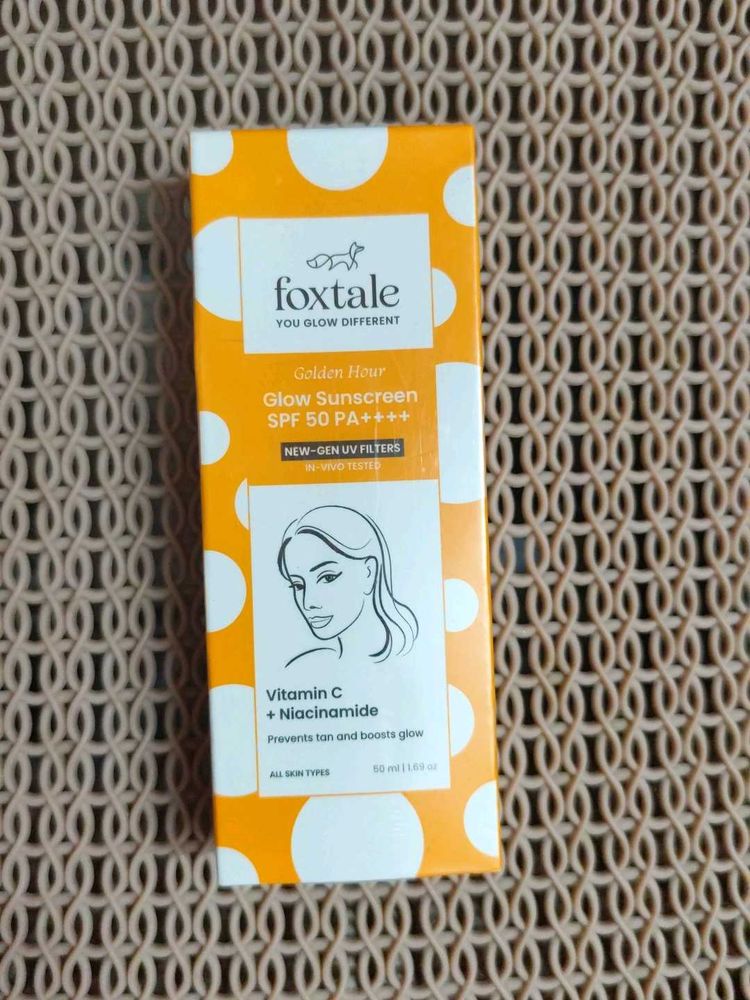 Foxtale Golden Hour Glow Sunscreen SPF 50