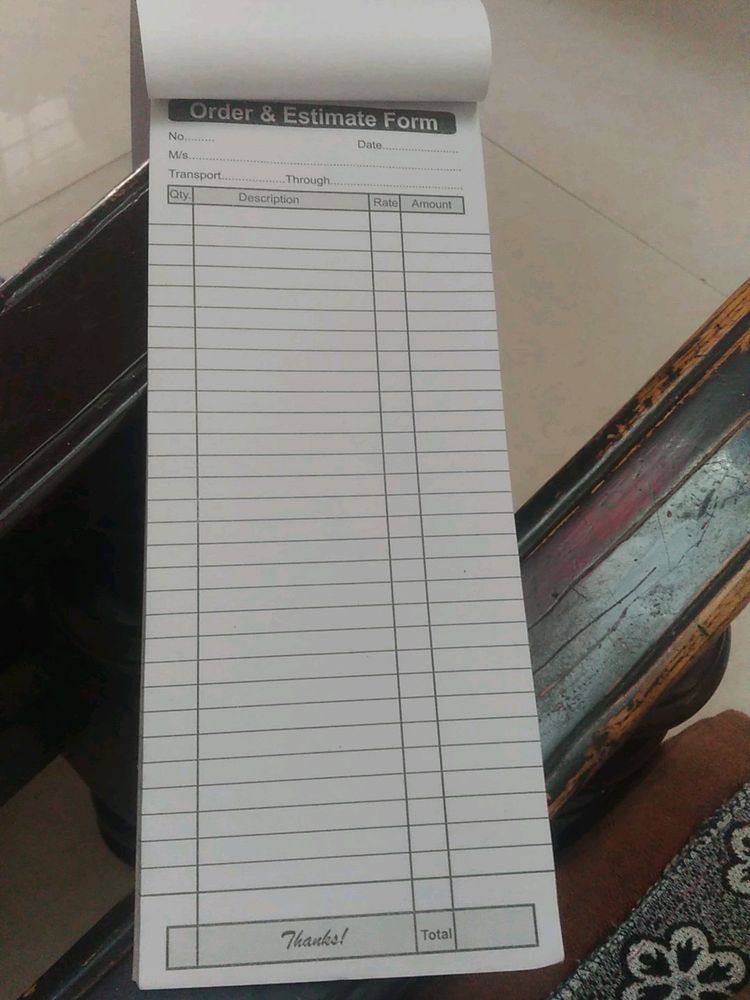 Order Estimation Pads