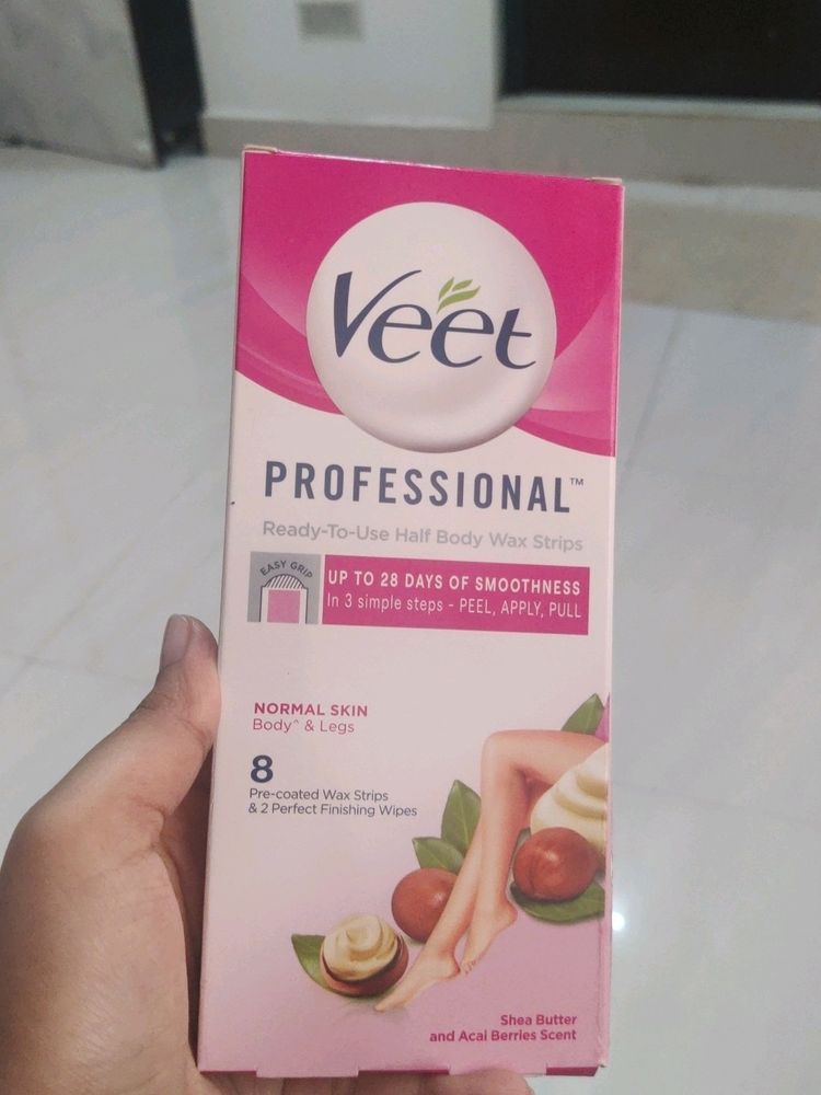 Veet Wax Strips 2 Boxes Each Box Has 8strips