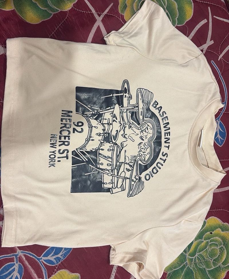 Vintage Drummer Graphic T-Shirt