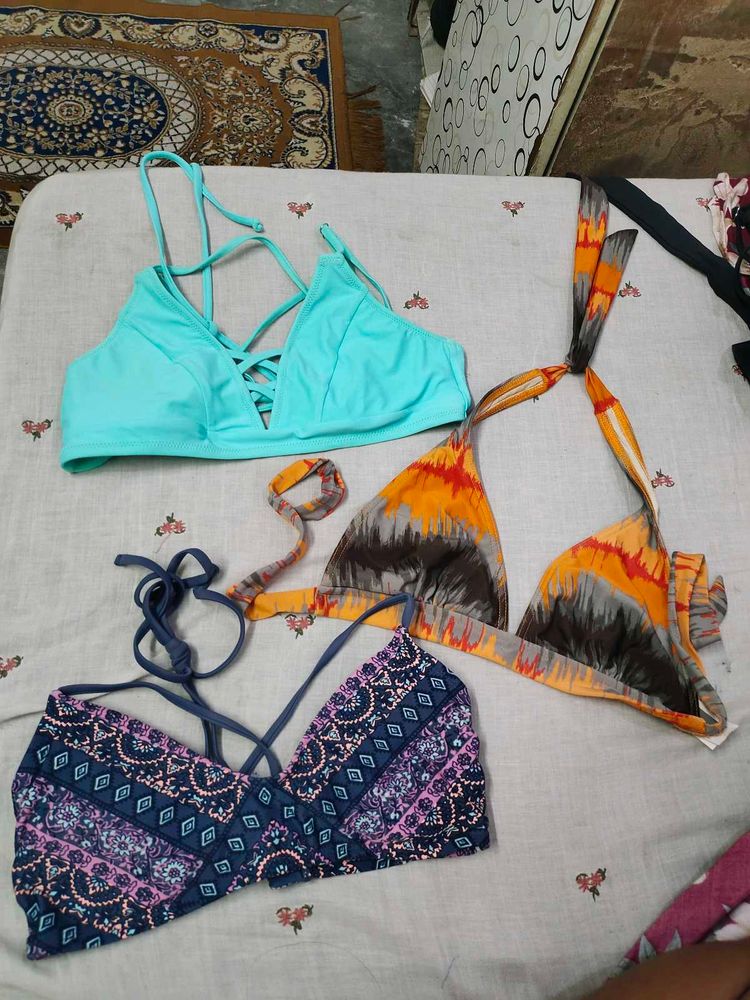 3 Bikini Tops Bundle
