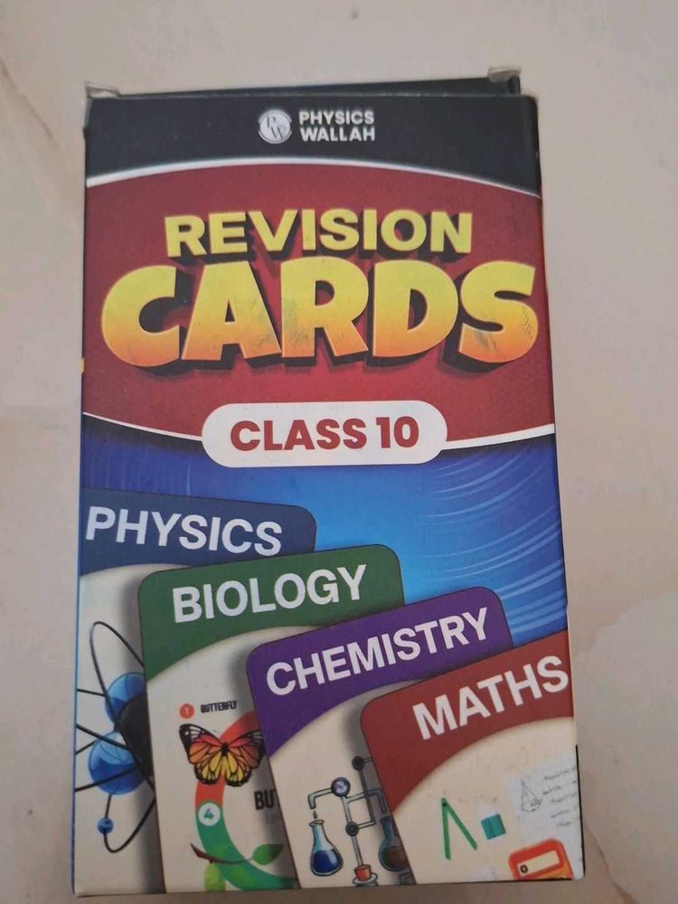 Physics Wallah Revision Cards Class 10