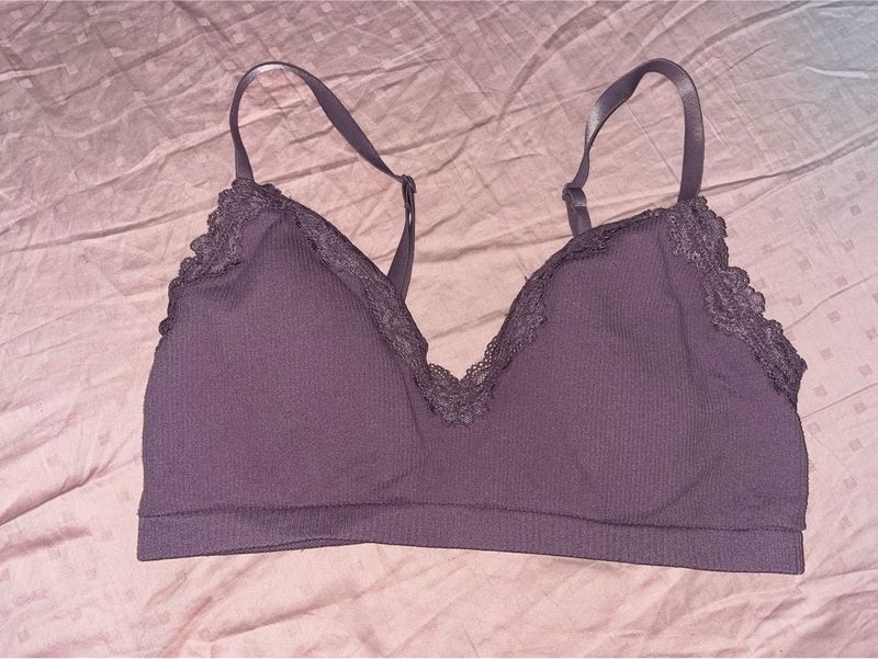 Lace Trim Bralette - La vie en Rose