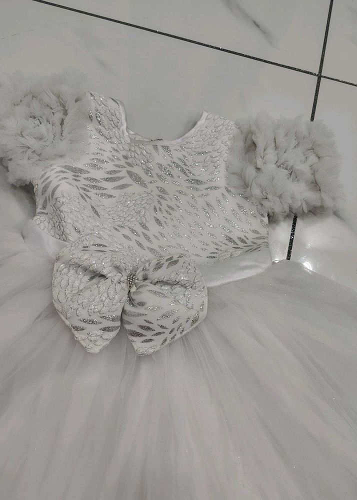 Sparkly White Party Dress