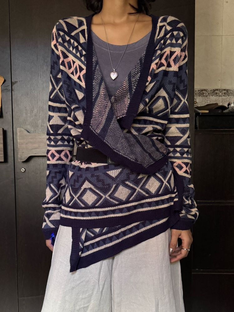 Open front knit cardigan