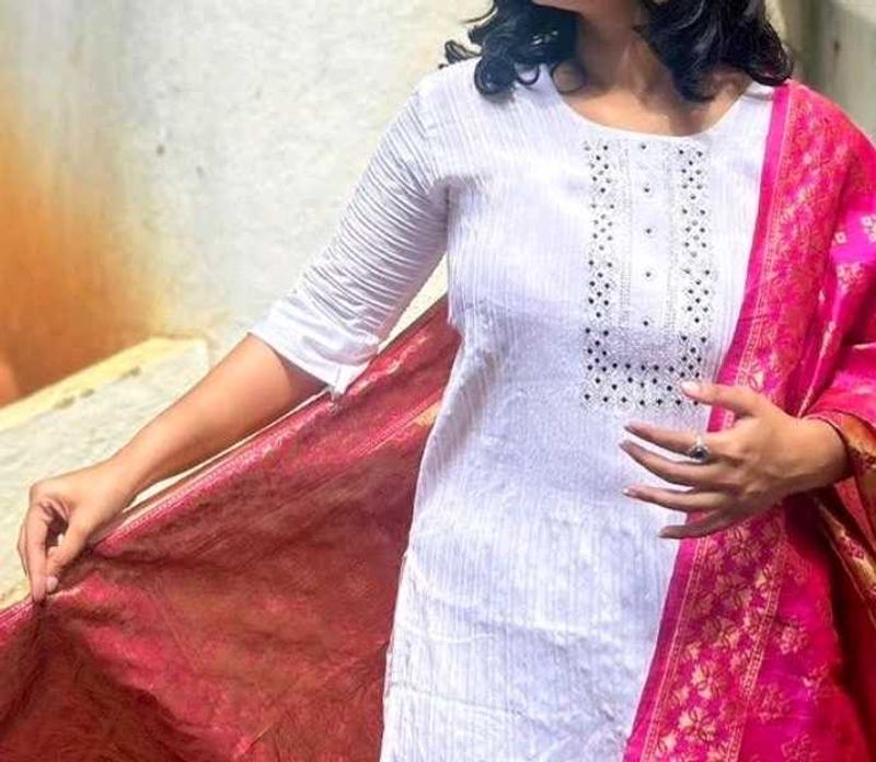 Elegant White Kurta