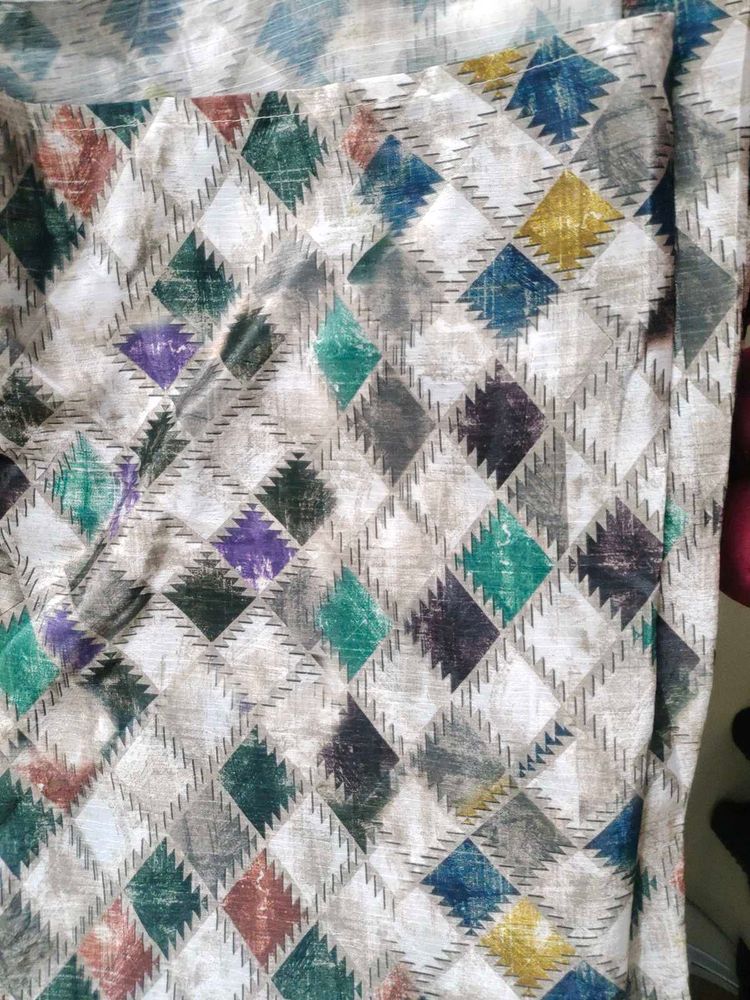 Diamond Print silk saree