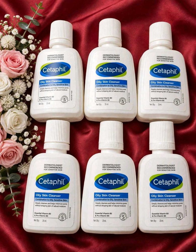 Pack of 6 Cetaphil Oily Skin Cleanser Face Wash 25