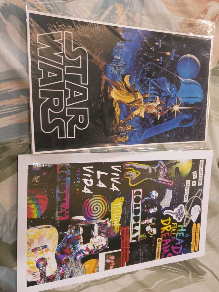 Star Wars &amp; Coldplay Art Prints