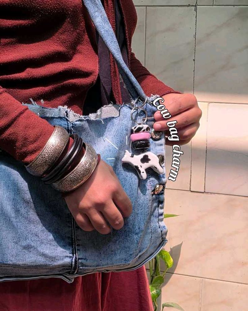 cow bag charm