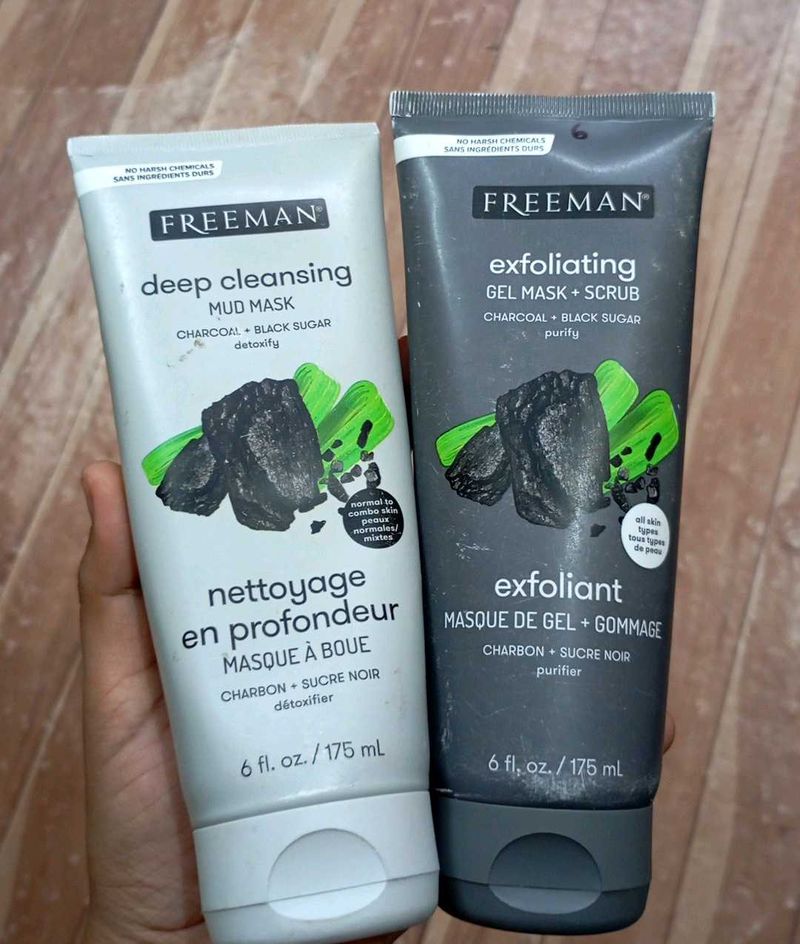 Freeman Deep Cleansing Mud Mask &amp; Exfoliating Gel