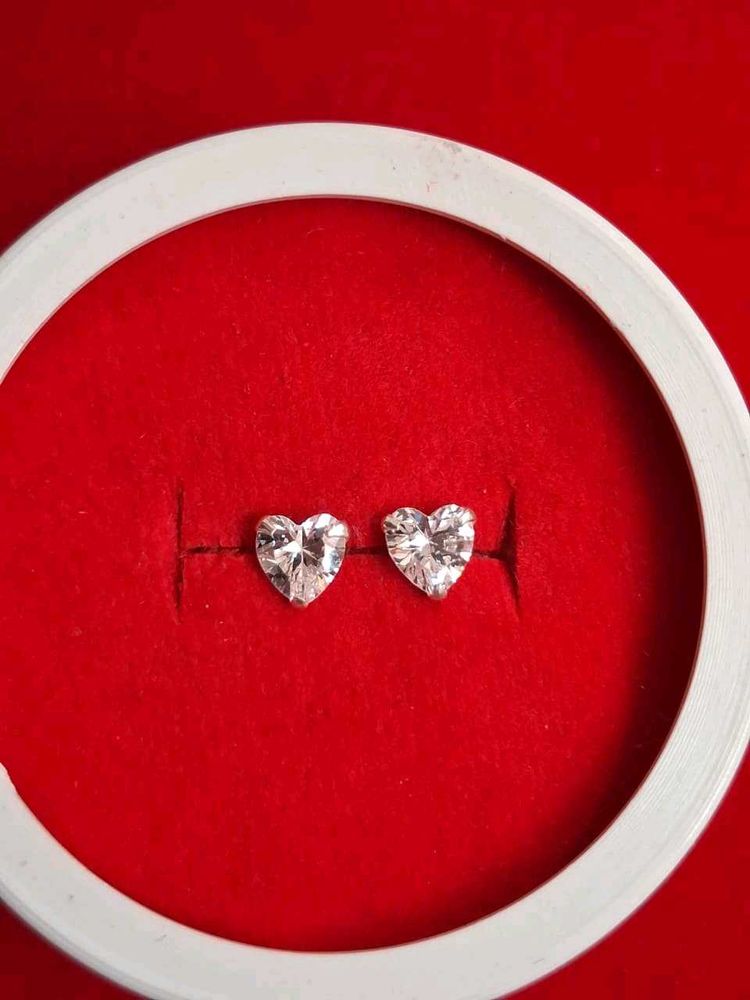 Charming Heart Stud Earrings