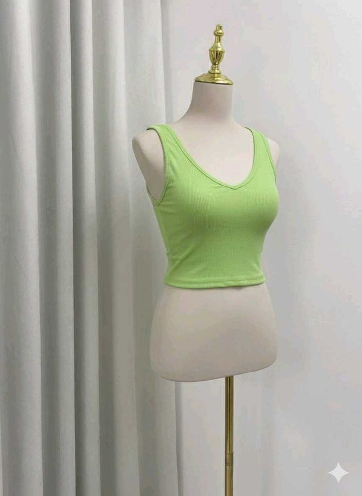 Green Tank Top - Casual Style