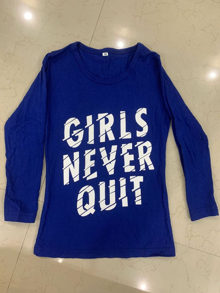 BUY 1 GET 2 - Blue Long Sleeve tshirt 4-6 YEARS