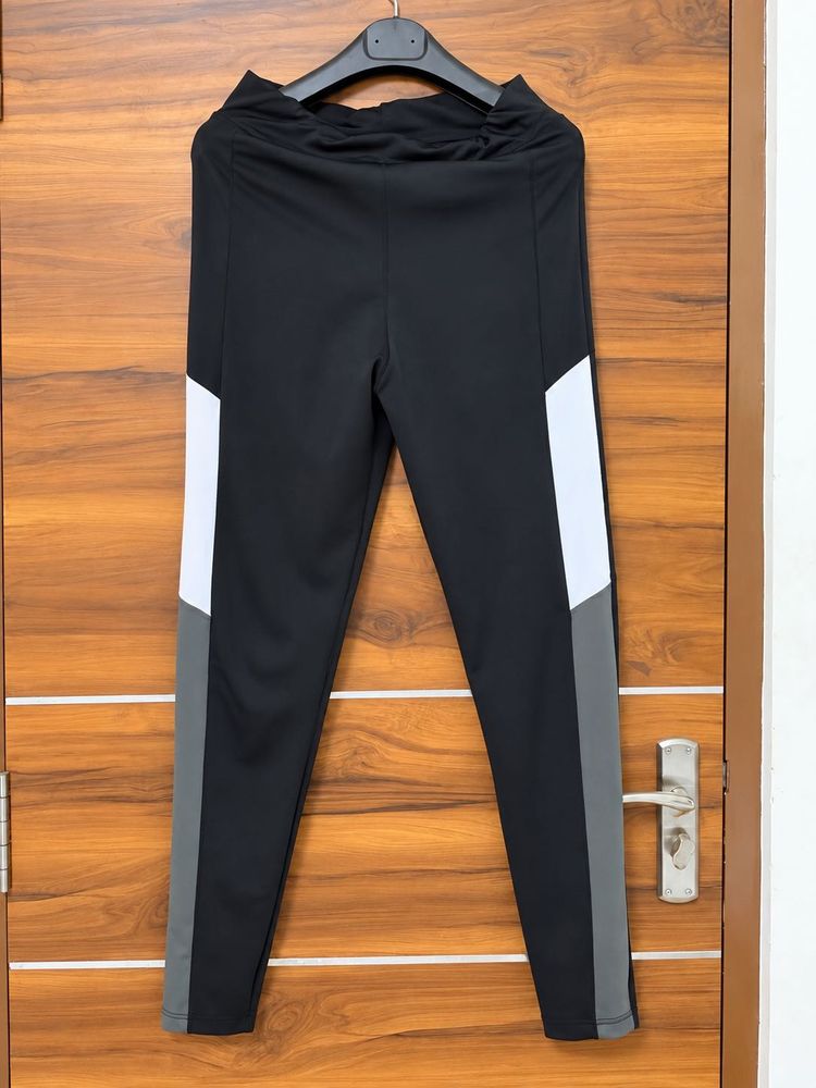 Stylish Black &amp; White Athletic Pants