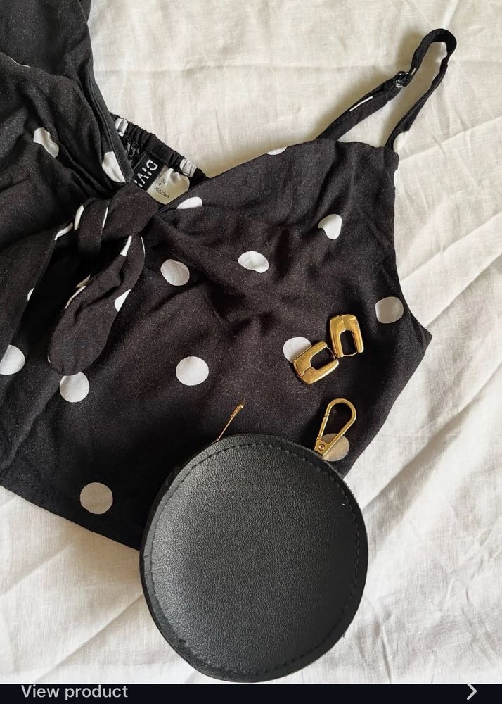 Polka Dot DIVIDED Top