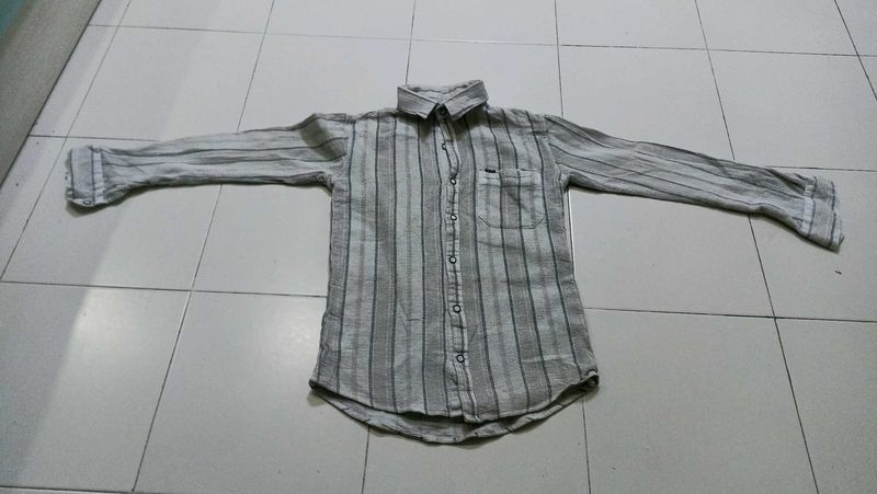 Men's Striped Casual Shirt