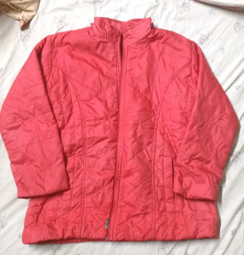 Coral Puffer Jacket