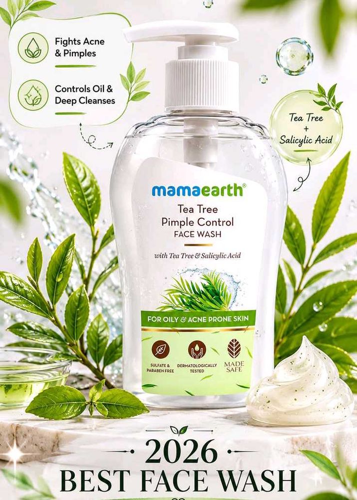 Mamaearth Tea Tree Pimple Control Face Wash
