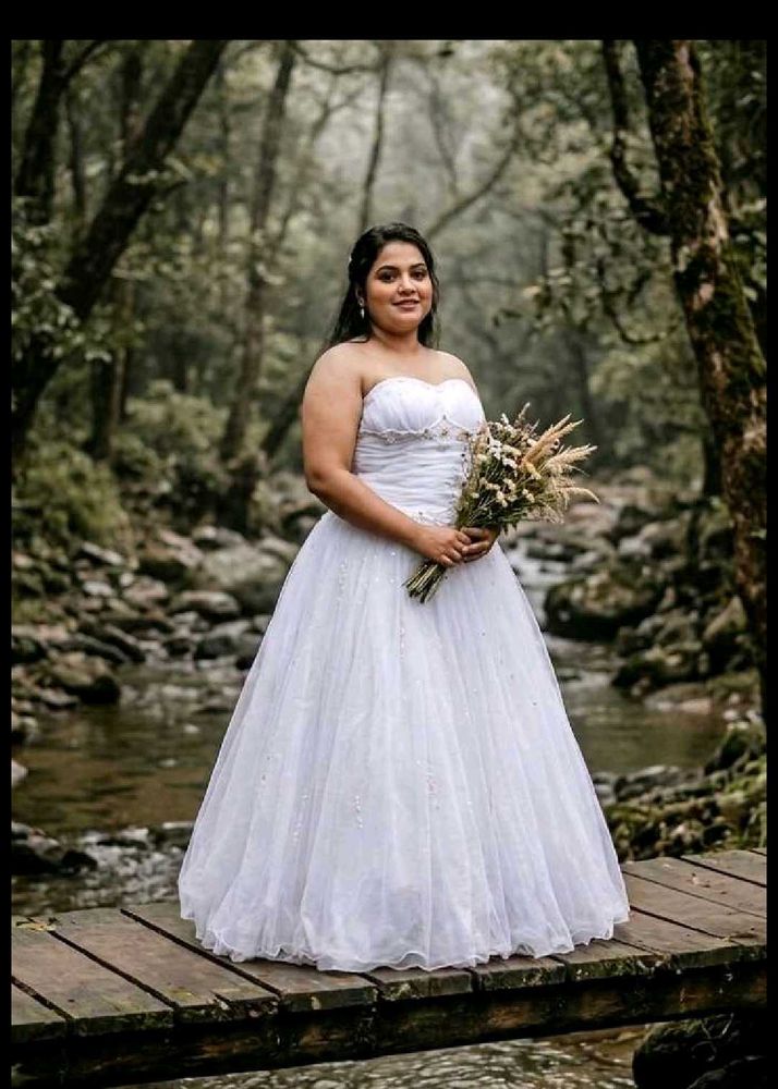 Stunning White Bridal Gown