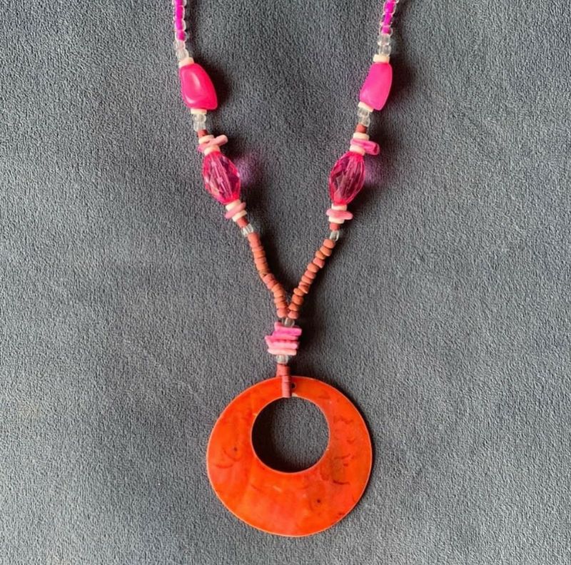 Original Shell Neckpiece from Caribbean Islands